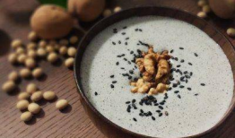 核桃黑芝麻豆浆的功效